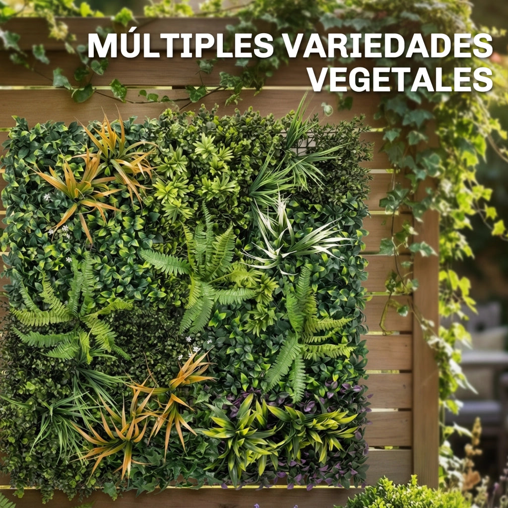 Seto Artificiale Hiedra 1x1 m ¨C Zephmum ¨C Verde per Balcone e Giardino