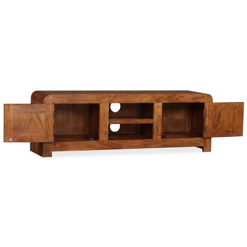 Mobile TV in Legno Massello con Finitura Miele 120x30x40 cm cod mxl 16173