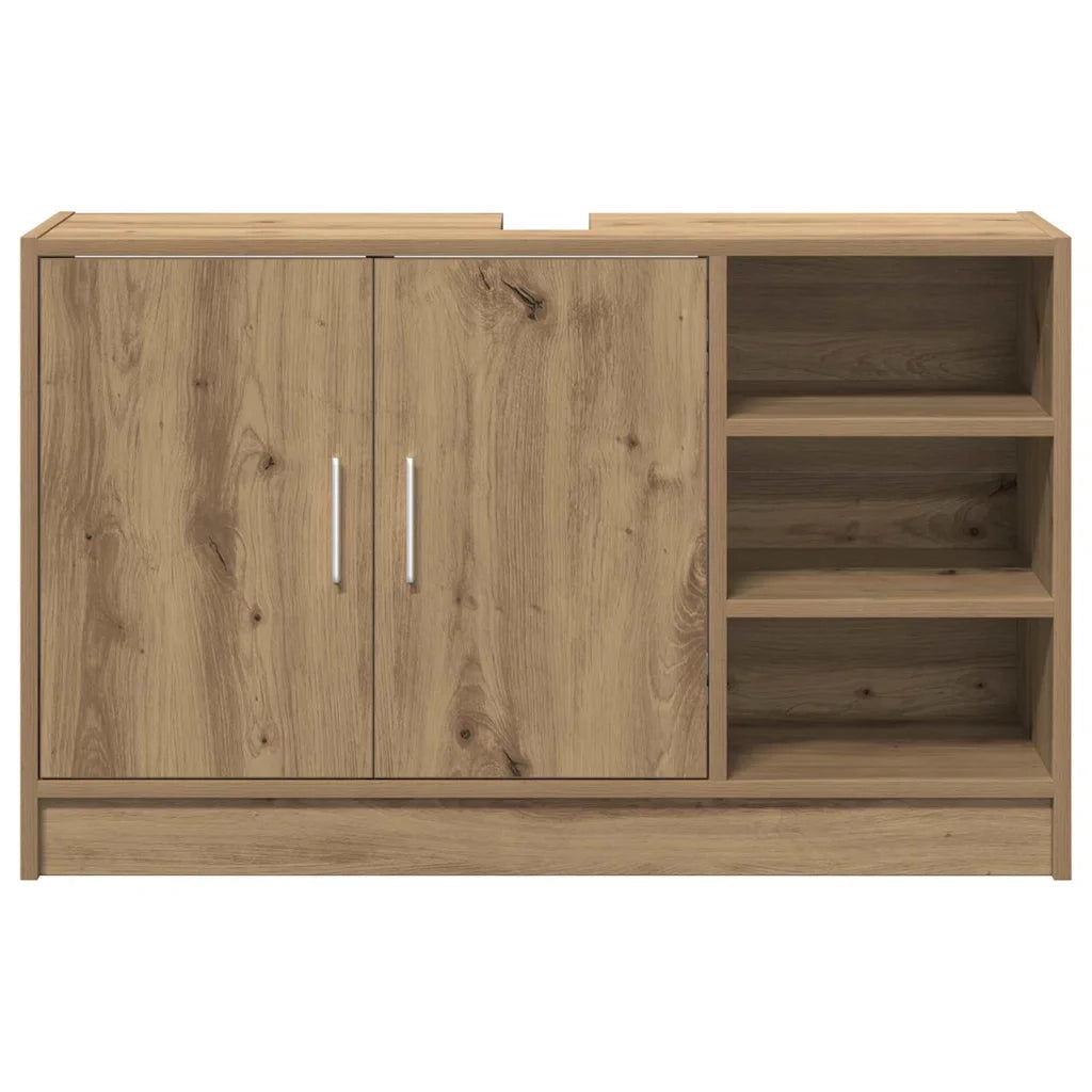 Mobile da Bagno con porta Rovere artigianale 90 x 29 x 55 cm 869210