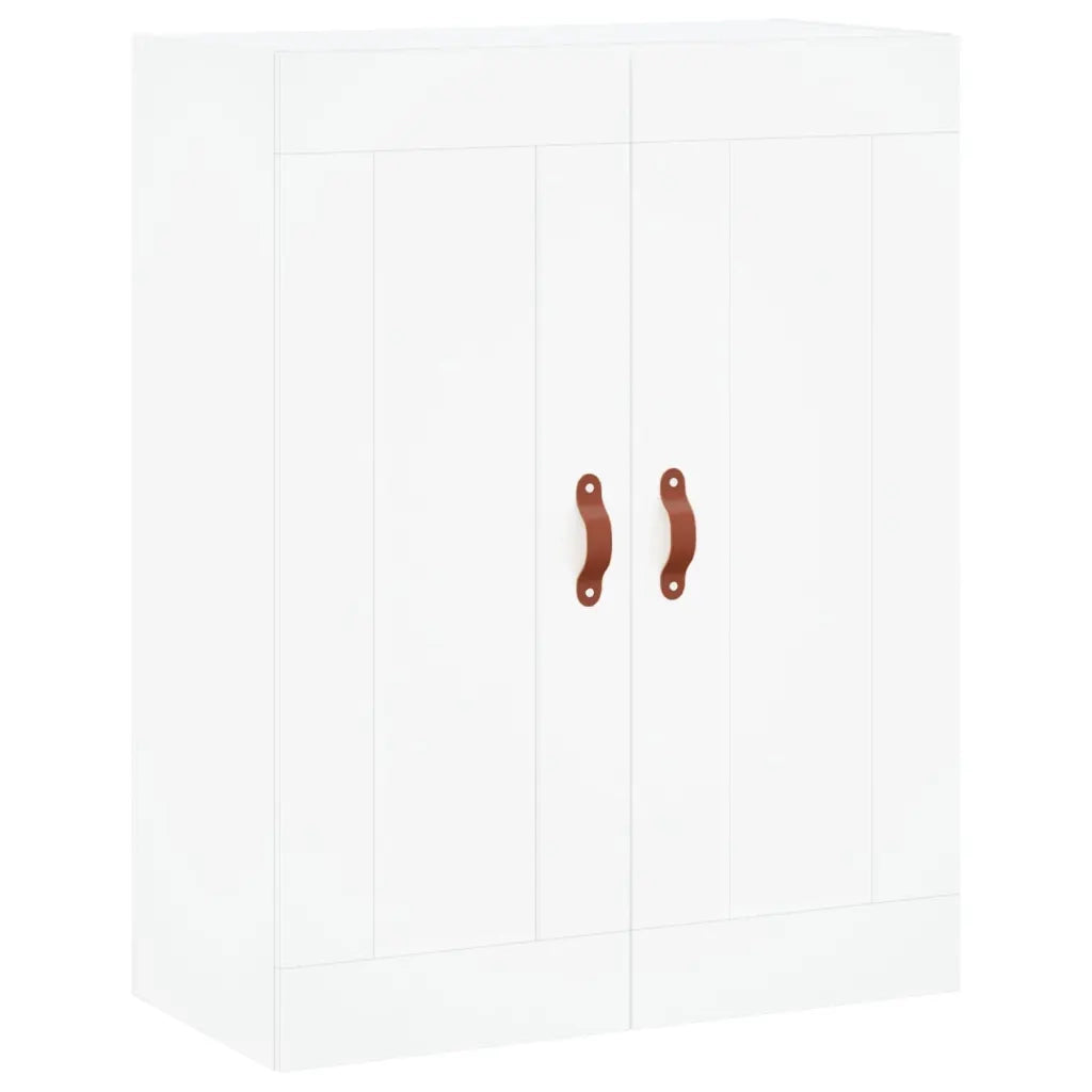 Credenza | Madia | Buffet da pranzo | Armadio da pranzo Bianca 69,5x34x180 cm in Legno Multistrato