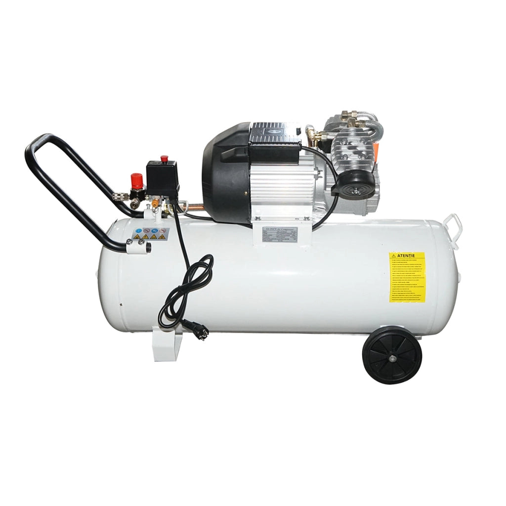Compressore d'aria da 100 litri, motore a V a 2 cilindri 2,2 kW/3 CV, pressione massima 8 bar, volume d'aria aspirata 425 l/min Breckner Germany