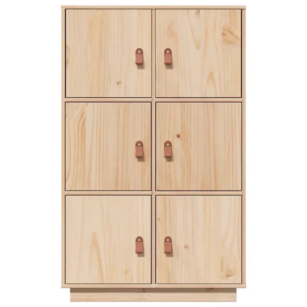 Credenza-Buffet-Armadio da cucina 67x40x108,5 cm in Legno Massello di Pino 927317