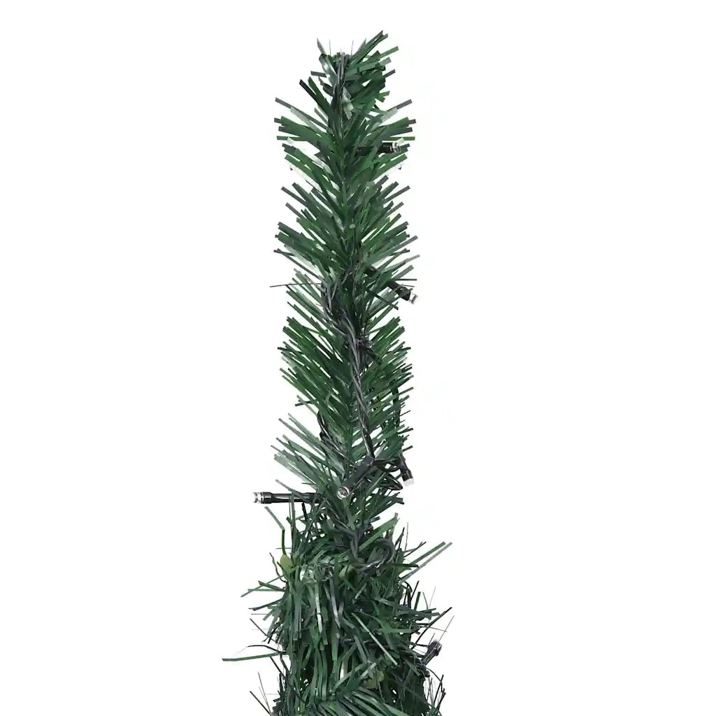 Albero di Natale | Decorazioni natalizie Artificiale Apribile Preilluminato Verde 180cm