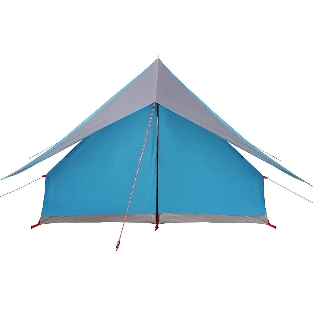 Tenda Familiare con tetto Blu e Grigio 256 x 256 x 185 cm