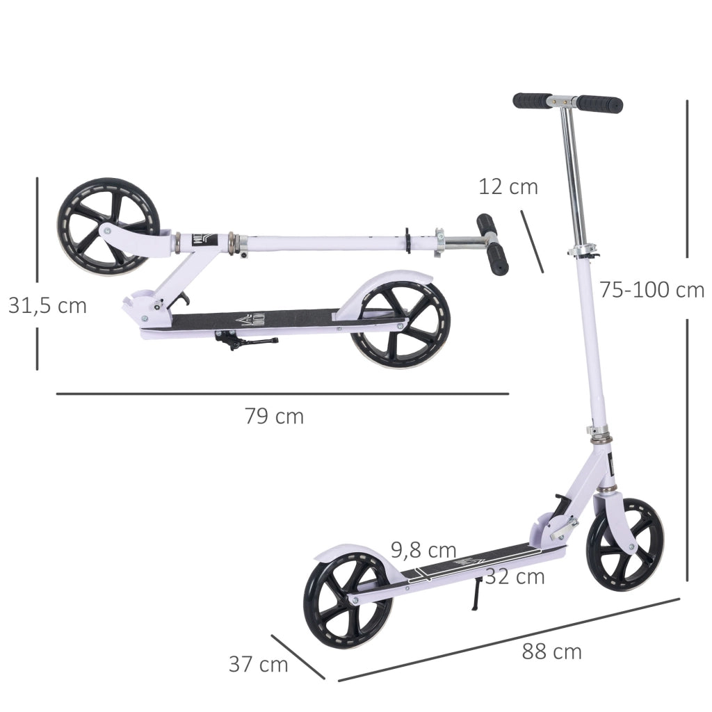 Pattinino Pieghevole per Bambini ¨C zephmum ¨C Bianco