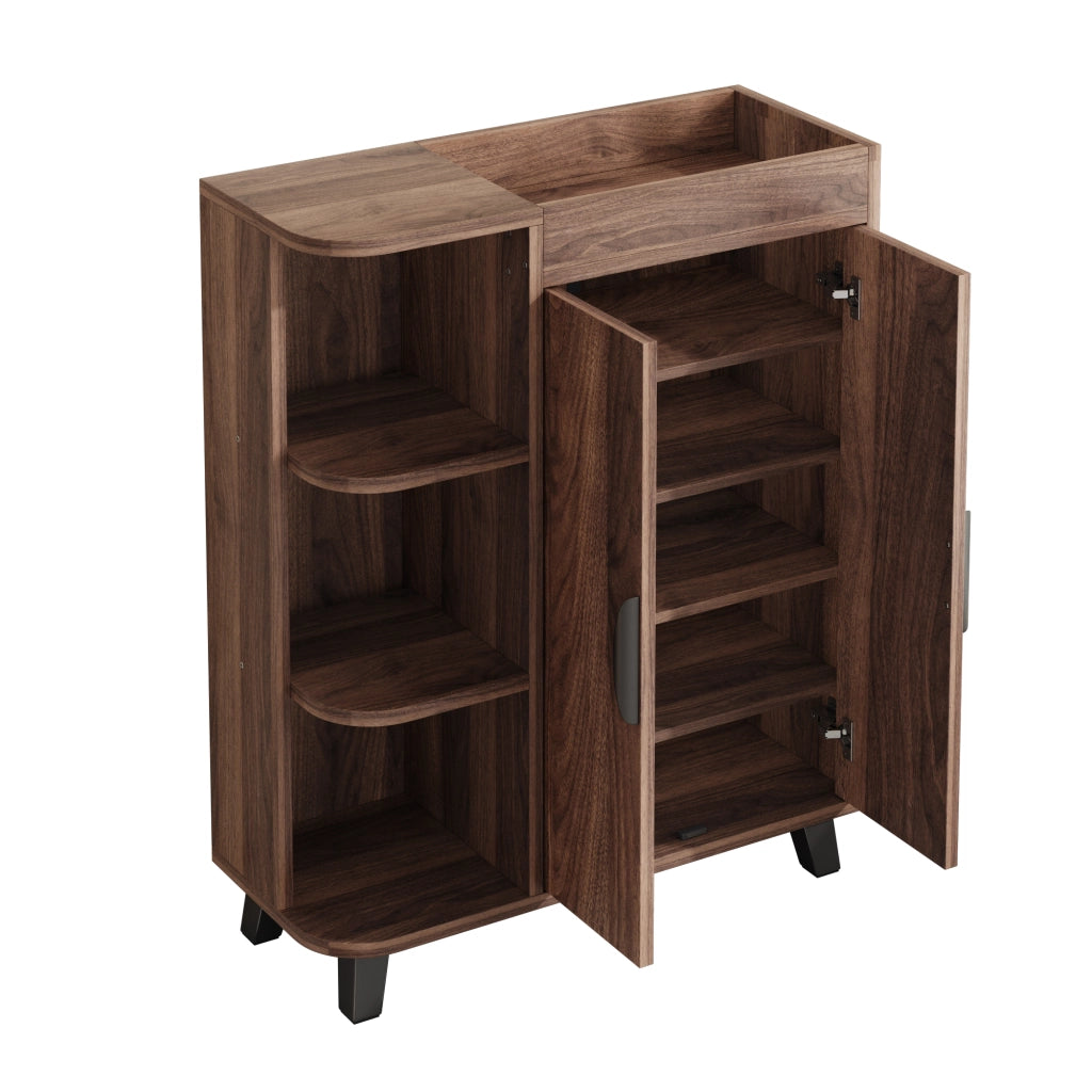 Scarpiera Slim con Ante e Ripiani ¨C Xylo ¨C Legno, Ingresso