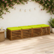 Cuscini per Sedia in 4 Pezzi SOEST 4 pz 100% Poliestere 944541