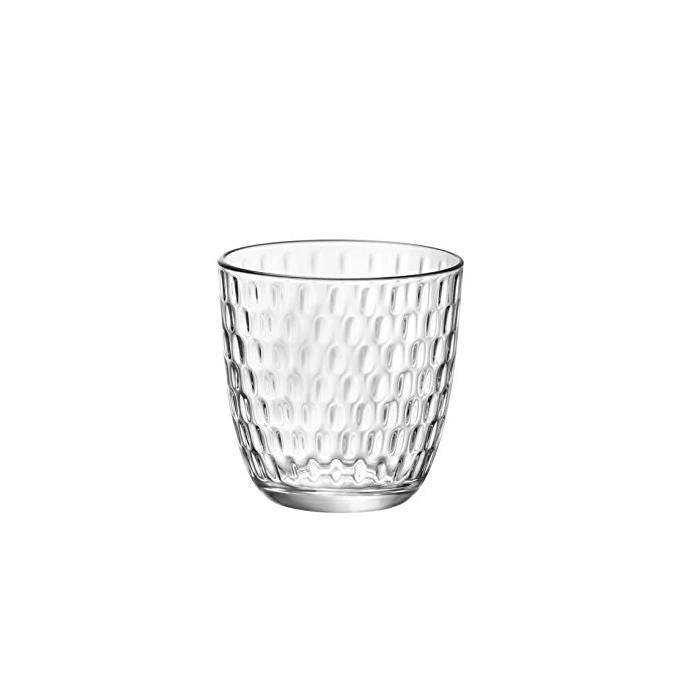 Bormioli Rocco 6501 Slot Set Bicchieri da Acqua 6 Pezzi 29 cl Impilabili Lavastoviglie colore Trasparente