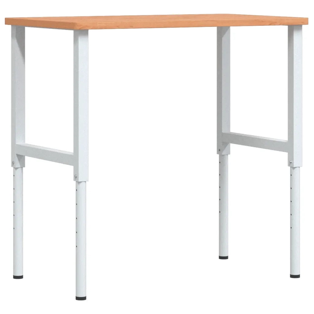 Banco da Lavoro 100x60x(71,5-98) cm Legno Faggio Rettangolare CFW9066645