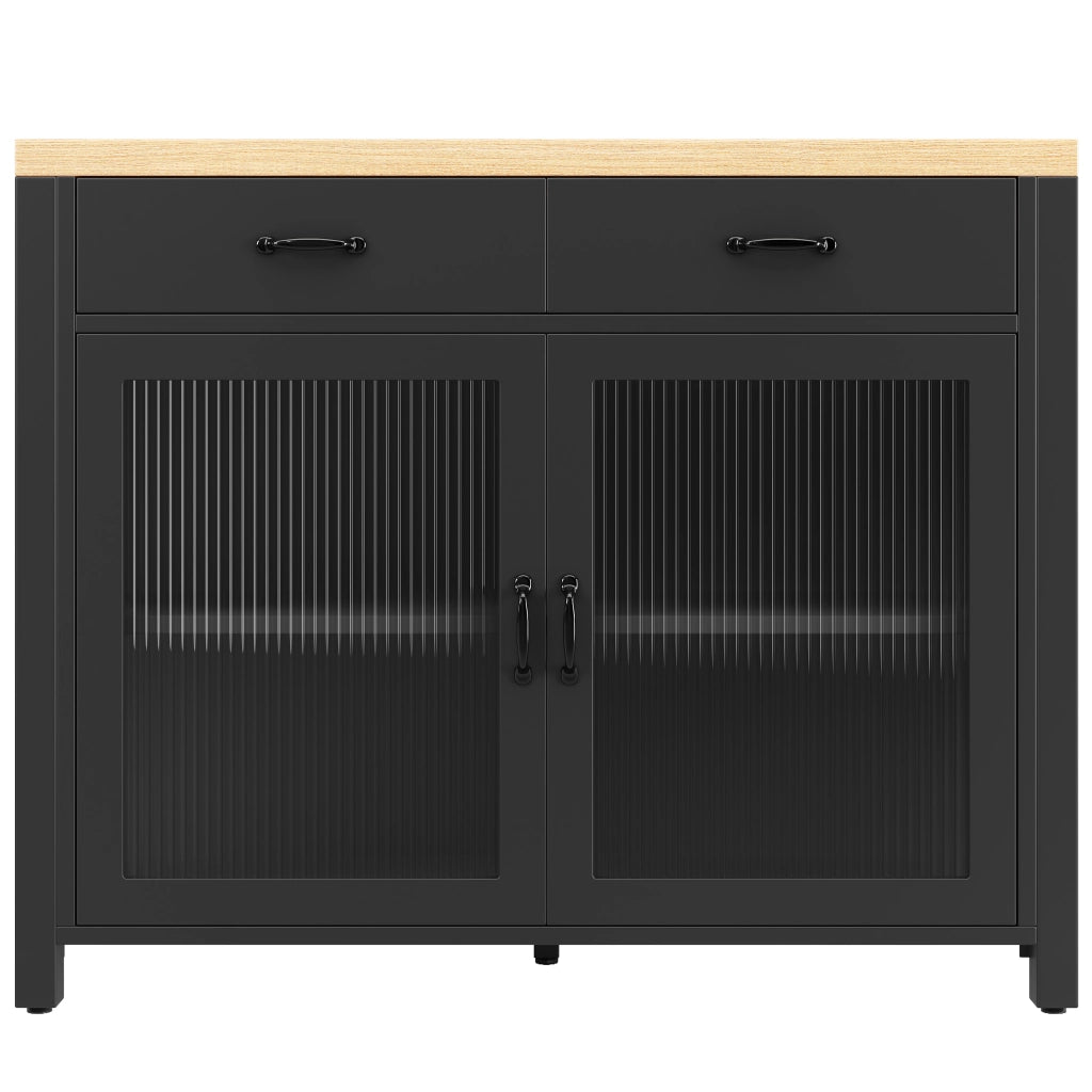 Tavolo Bar con Sgabelli Set 4 Persone LED ¨C MINIMAL ¨C Nero, Piano Cucina