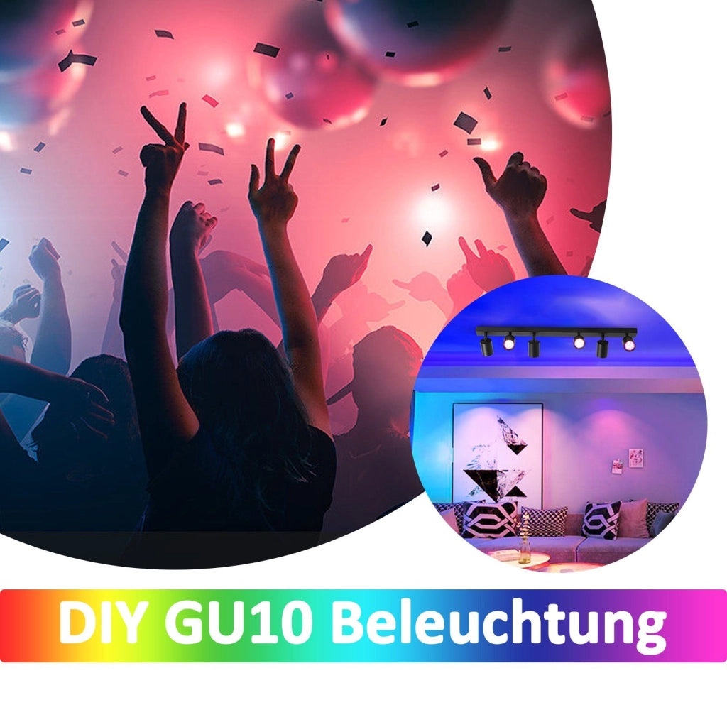 ZMH Faretto da soffitto LED neri orientabili 360° design industriale moderno per soggiorno camera