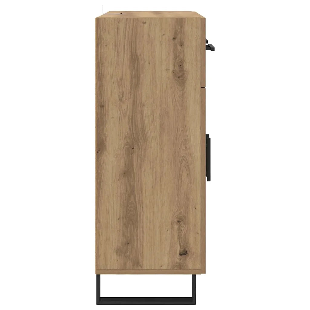 Credenza-Buffet-Armadio da cucina Rovere artigianale 69,5 x 34 x 90 cm Legno multistrato 224807