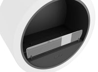 Camino a Bioetanolo da Parete Ø70 cm Incyrcle Wall Bianco con Vetro