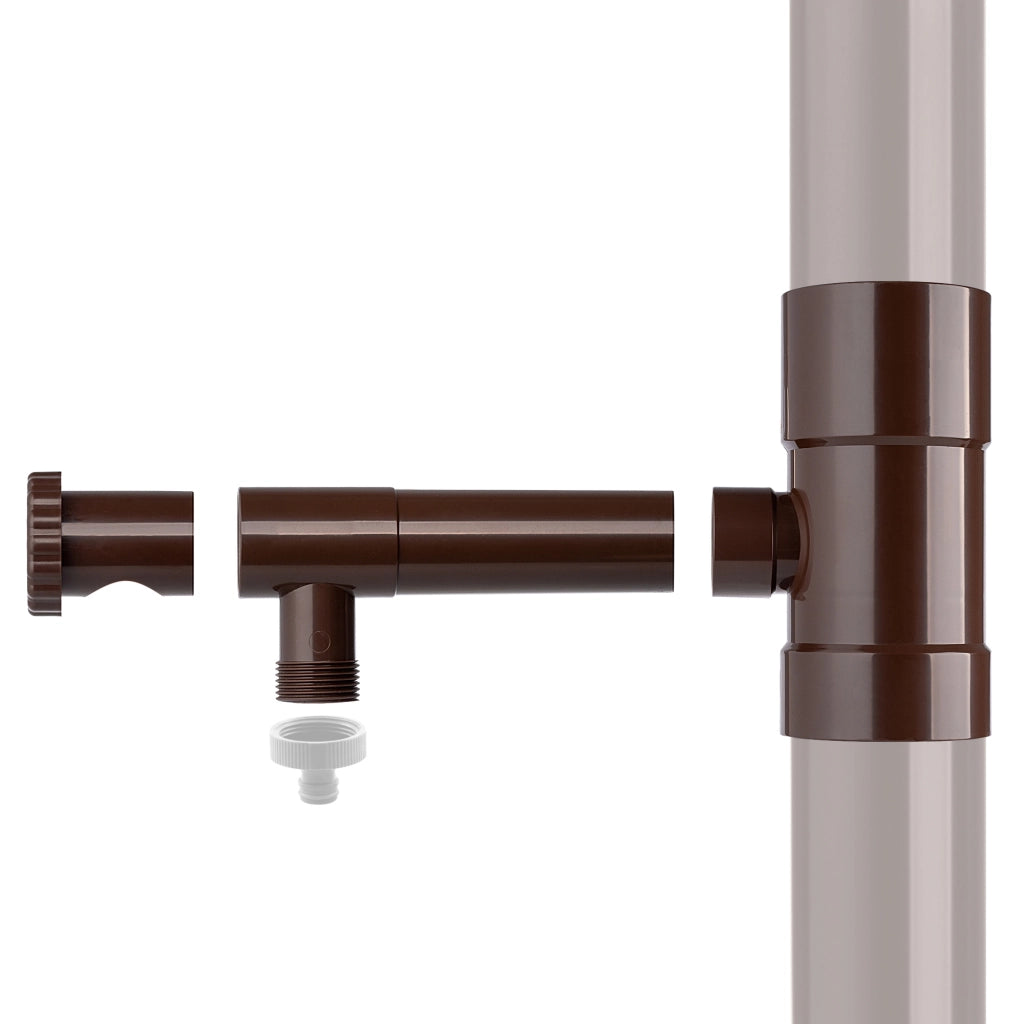 Collettore di acqua piovana KADAX con valvola di scarico da 80 mm