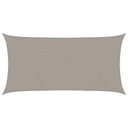 Vela Parasole | Telo Ombra | Vela da ombra 160 g/m2 Rettangolare Grigio Chiaro 2x4 m in HDPE