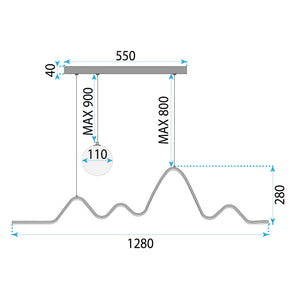 Lampada Led Lhj033-cp Black