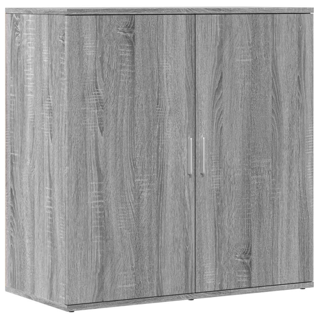 Buffet credenza cassettiera armadio mobile contenitore organizer per cucina soggiorno salotti set da 2 Sonoma 79 x 38 x 80 cm legno ingegnerizzato grigio 02_0036970
