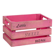 Cassetto in legno rosa 18x12x10h
