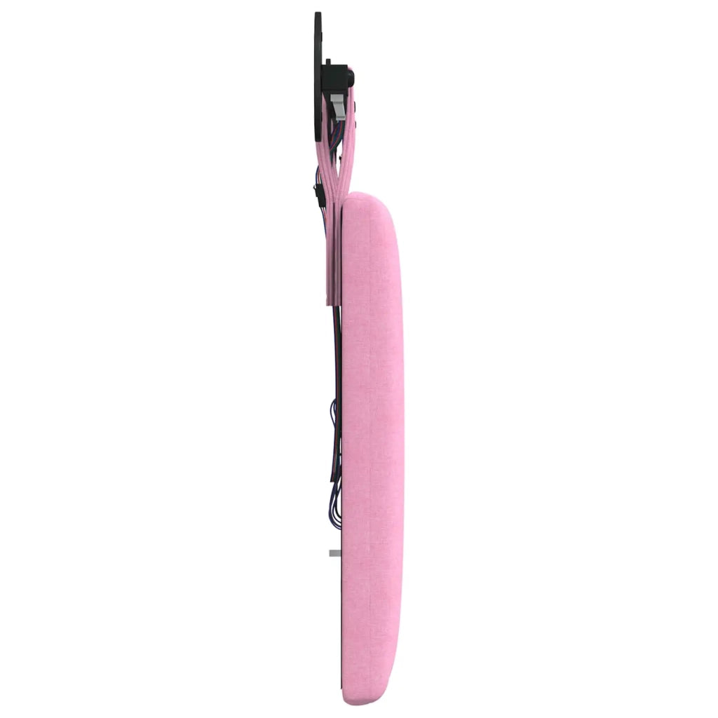Testiera sospesa Con luce LED Rosa Tessuto