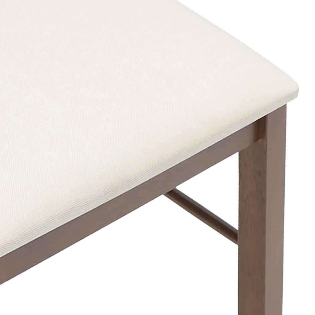 vidaXL Sedie da Pranzo con Cuscini 2pz Marrone Legno Massello di Hevea