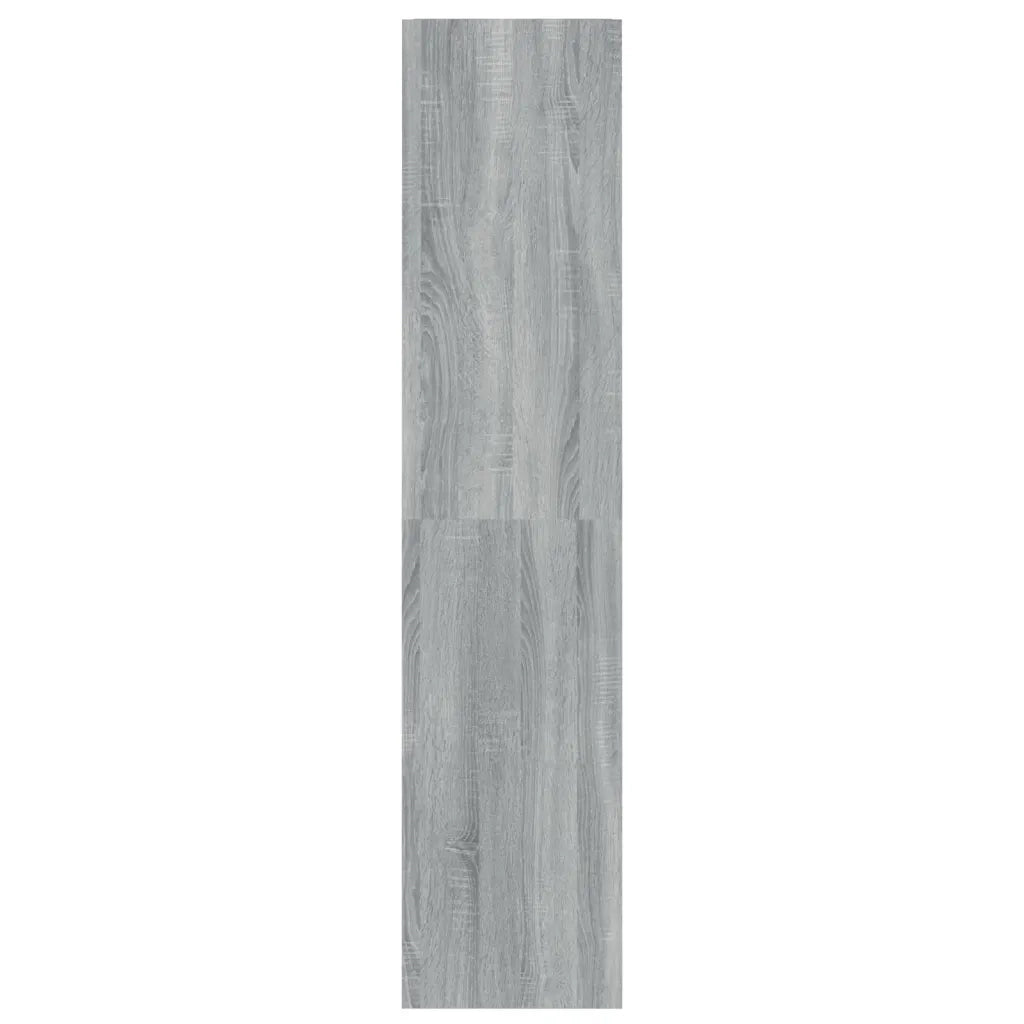 Libreria Divisorio-Scaffale per Libri-Mobile di Stoccaggio Grigio Sonoma 40x30x135 cm