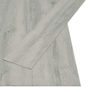 Listello per Pavimentazione Autoadesivo 32 pcs Grigio chiaro