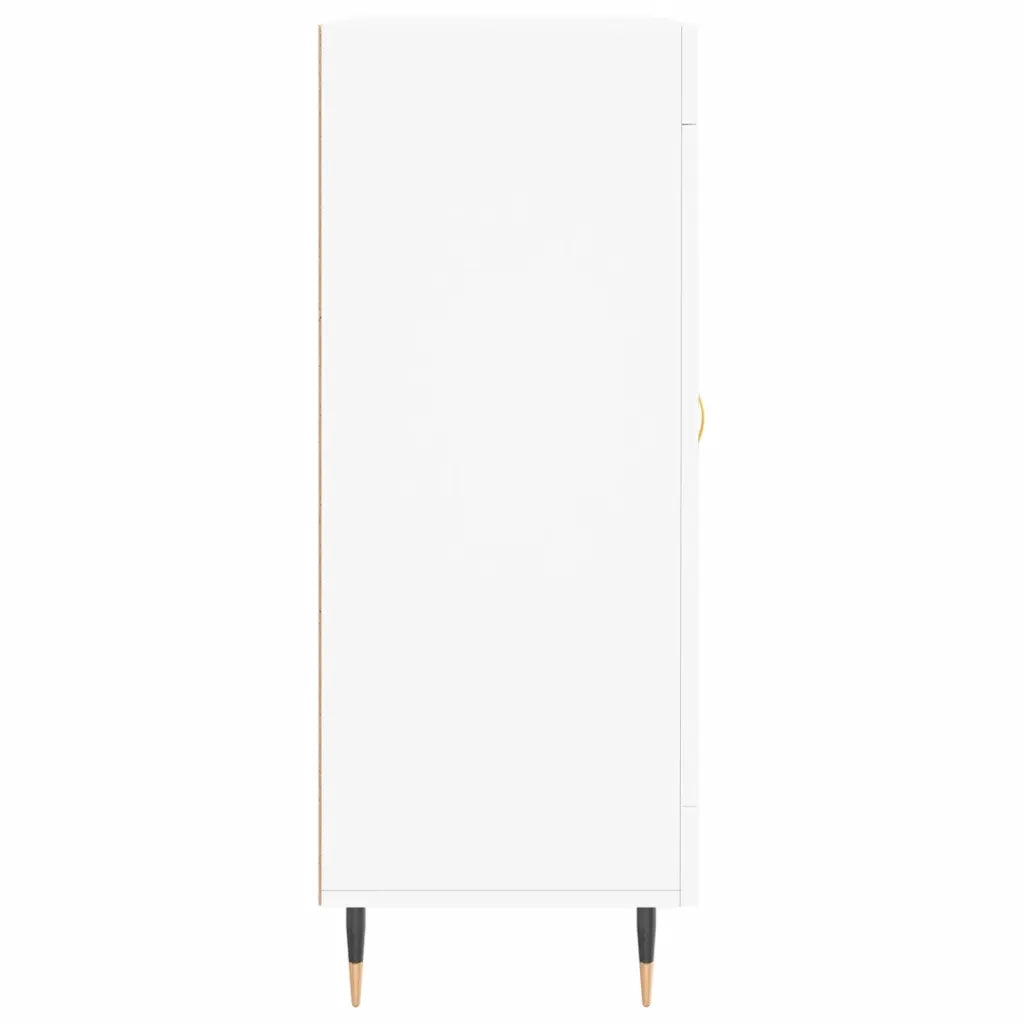 Credenza | Madia | Buffet da pranzo | Armadio da pranzo Bianca 69,5x34x90 cm in Legno Multistrato