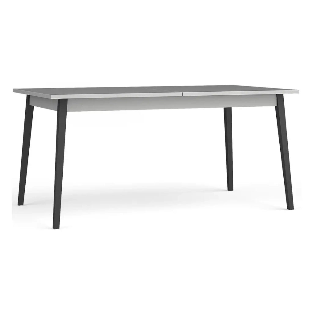 Tavolo Estensibile 8 Persone - Collezione ISIS piano grigio / piedi neri