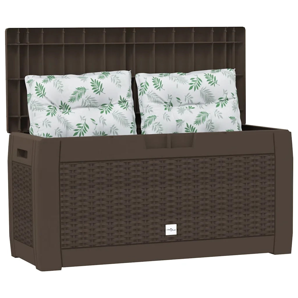 Baule da Giardino Marrone 119x48x60 cm in Polipropilene CFW1601336