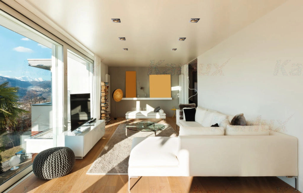 Kanlux GLOZO cornice faretto incasso quadrata nero-oro 10W GU10
