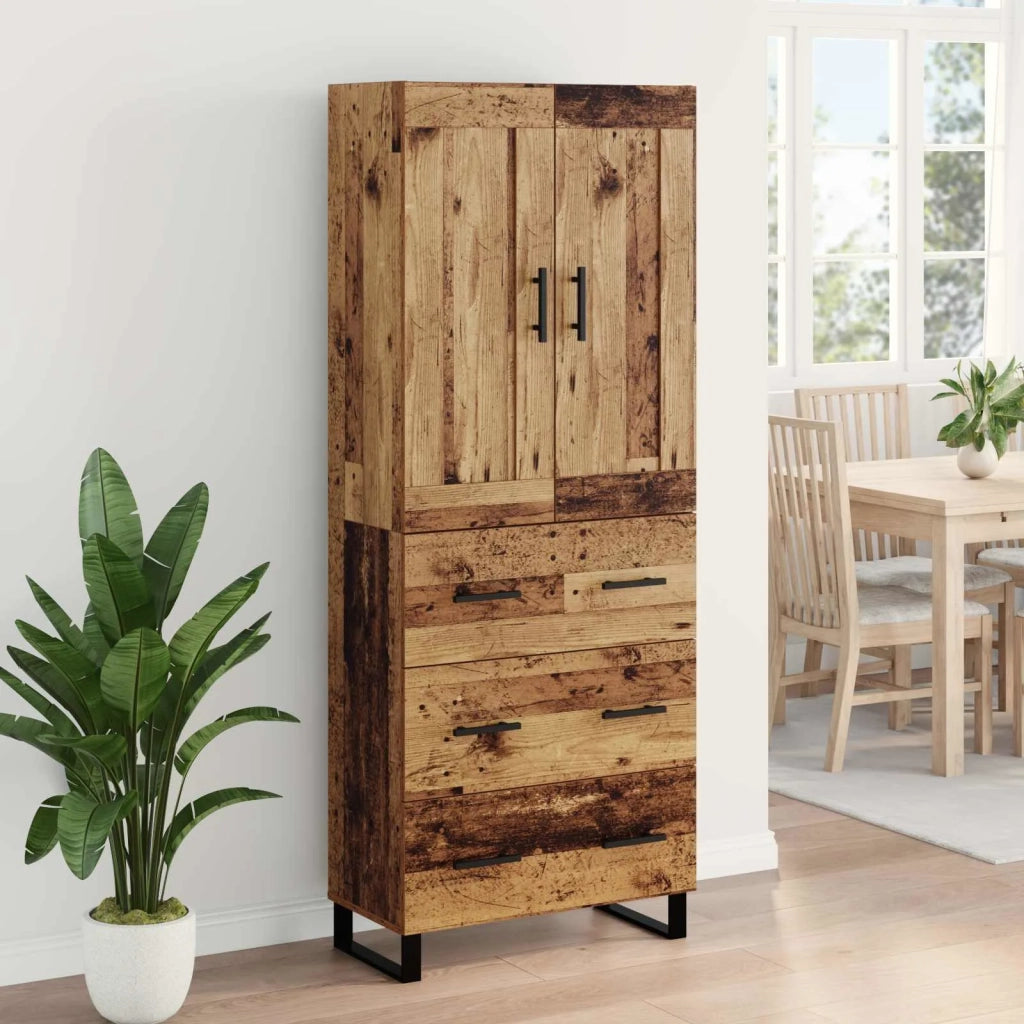 Credenza Legno vecchio 69,5 x 34 x 180 cm Legno multistrato 3415723