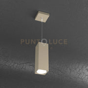 PLATE SOSPENSIONE TUBO H.25 1 LUCE SABBIA 1129-S25-SA