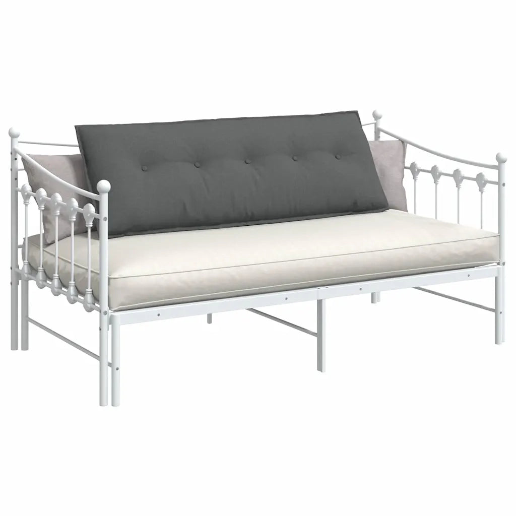 Cuscino per Schiena Grigio scuro 140 x 19 x 50 cm Tessuto
