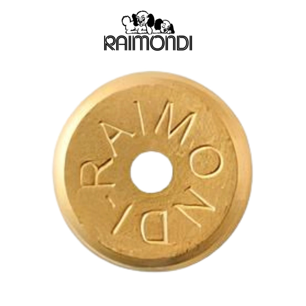 Rotellina ricambio titanio raizor incisione raizor diametro 16/f.3 mm