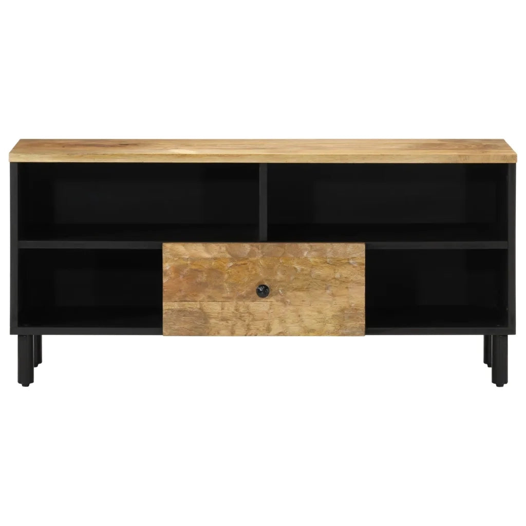 Mobile Porta TV 100x33x46 cm in Legno Massello di Mangocod mxl 89344