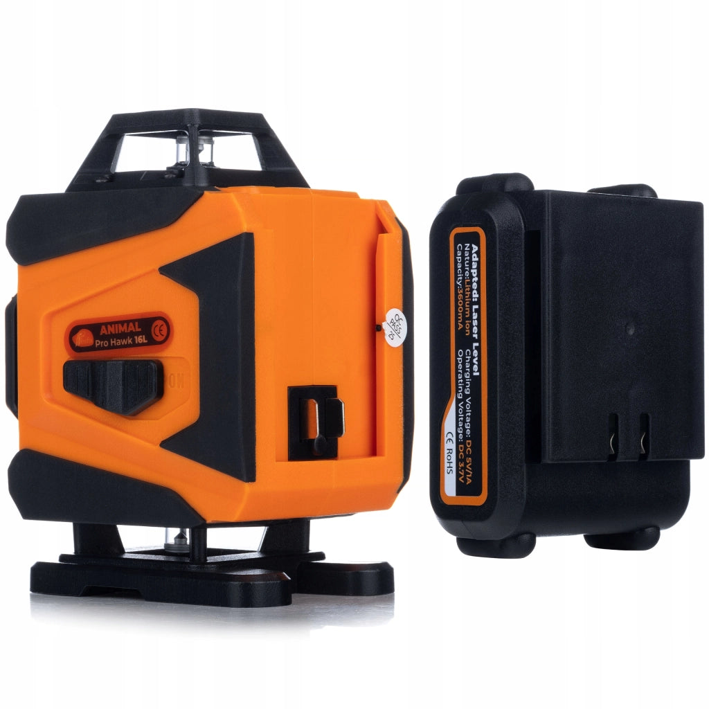 Livella Laser Professionale Rosfix Animal Pro Hawk RAPH 16L – 16 Linee, IP54, USB-C