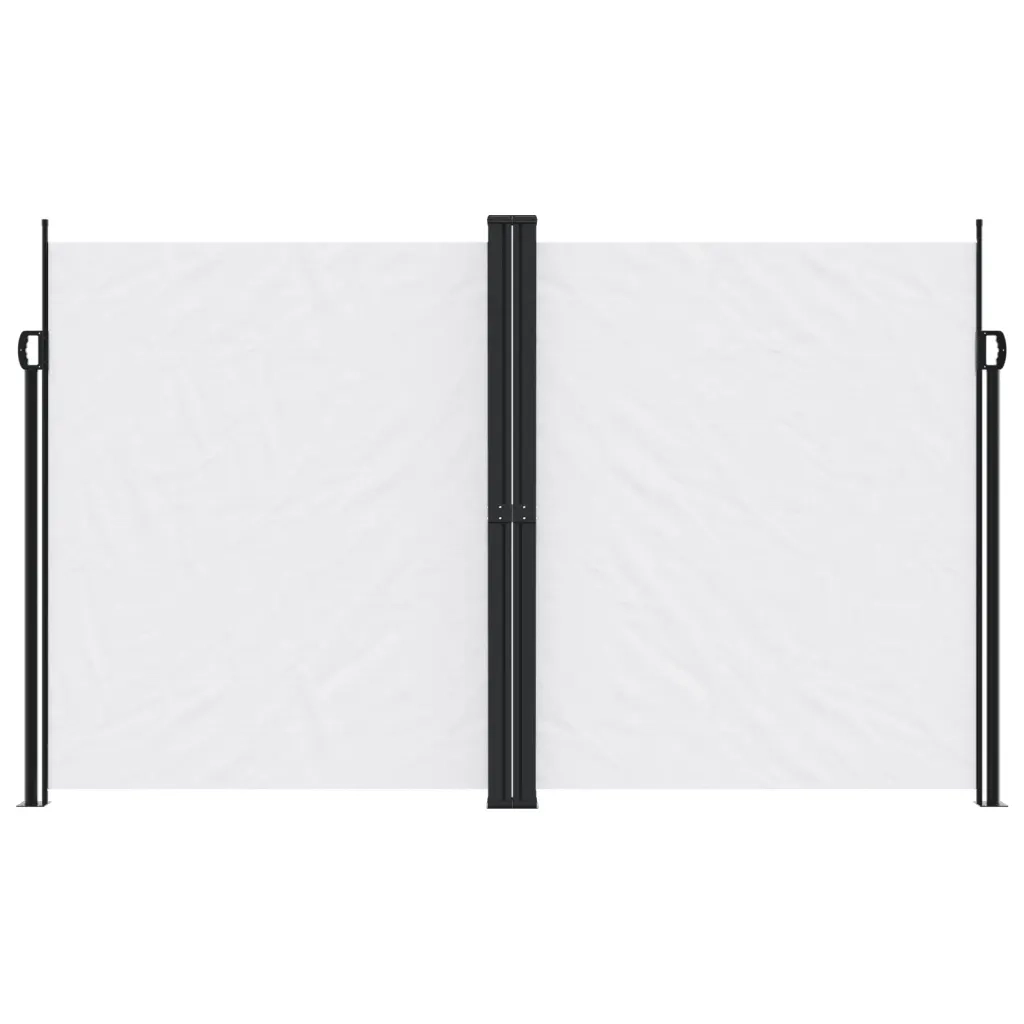 Tenda da Sole Laterale Retrattile Bianca 200x1000 cm