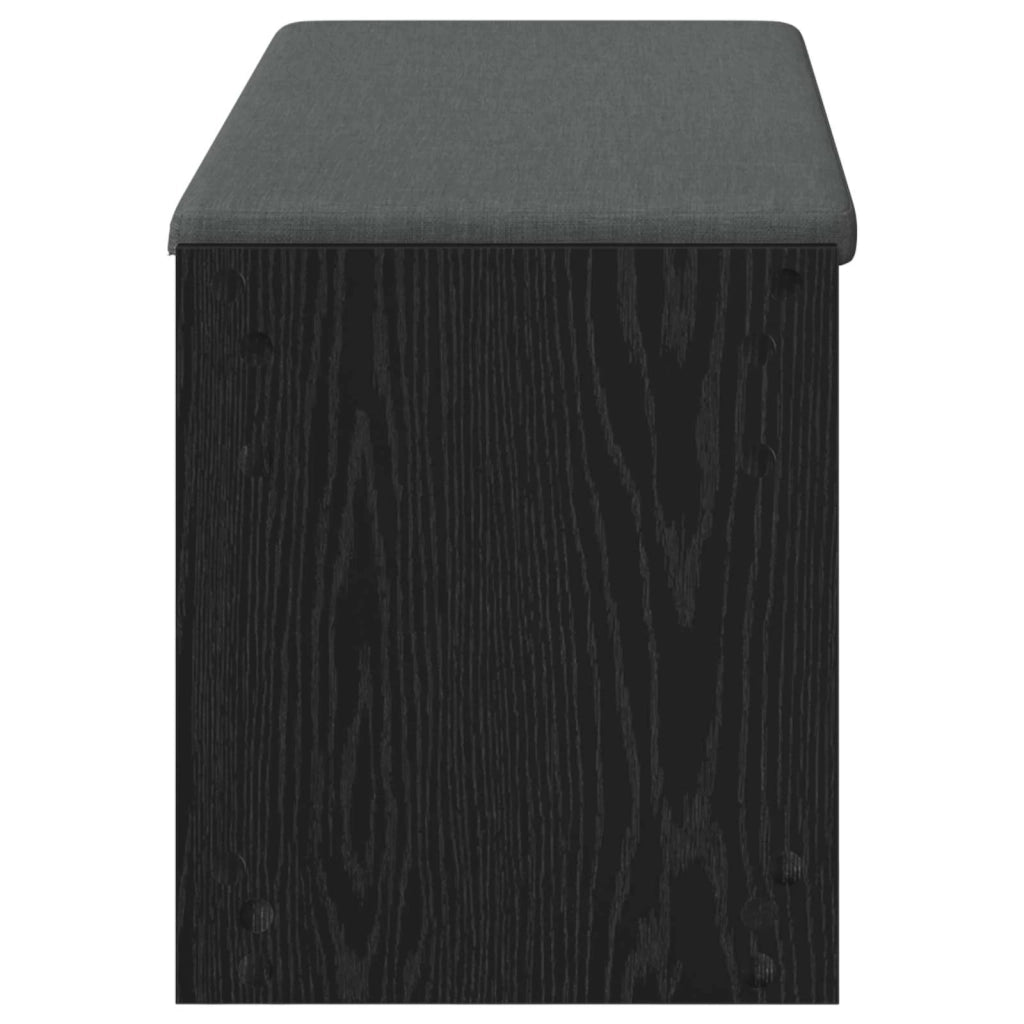 Panca per ingresso Rovere Nero 103 x 38 x 45 cm 891585
