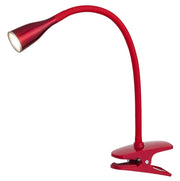 Lampada a clip flessibile LED 4,5W bordeaux Jeff Rabalux