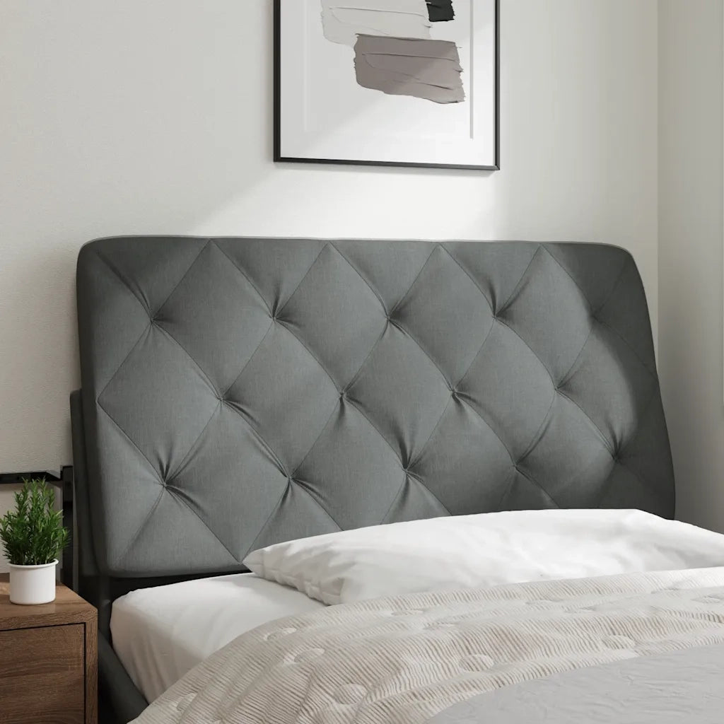 Cuscino Testiera Grigio Scuro 100 cm in Tessuto CFW8451658