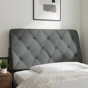Cuscino Testiera Grigio Scuro 100 cm in Tessuto CFW8451658