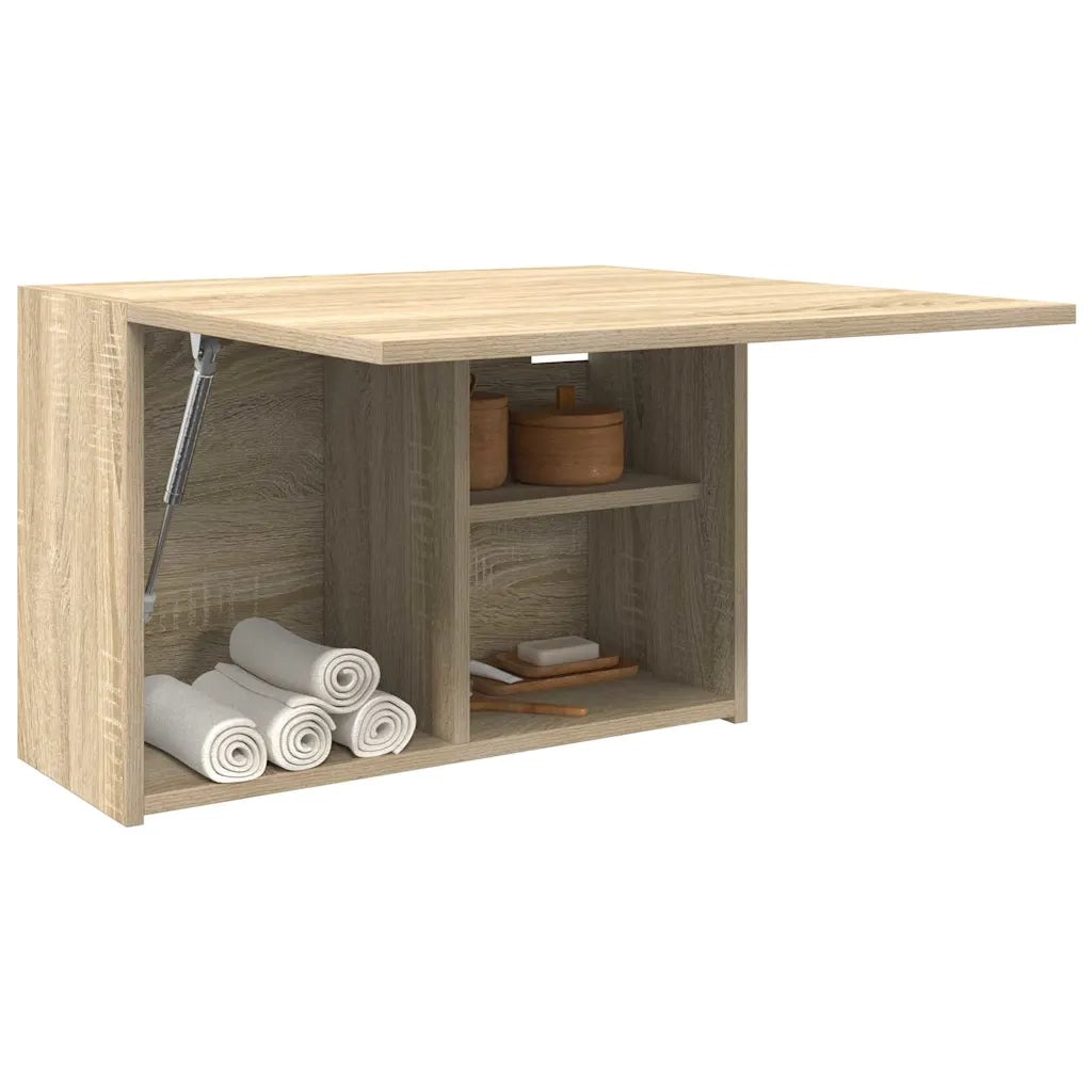 Mobile da Bagno Rovere Sonoma 60x25x40 cm in Legno Multistrato 860069
