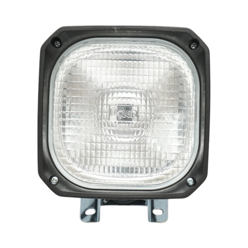 Lampada, faretto da lavoro quadrato 12V con supporto orientabile 135x135x105mm Breckner Germany