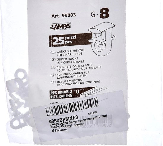Fermoventi per paratie di camion - Lampa 99003. guide per tende.