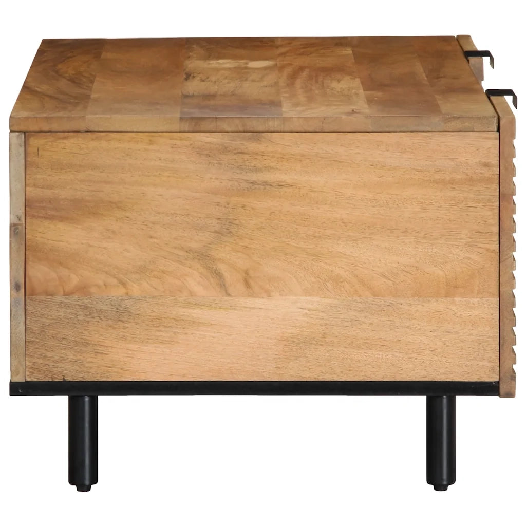 Tavolino da Salotto Marrone 100x54x40cm Legno Massello di Mango 4017732