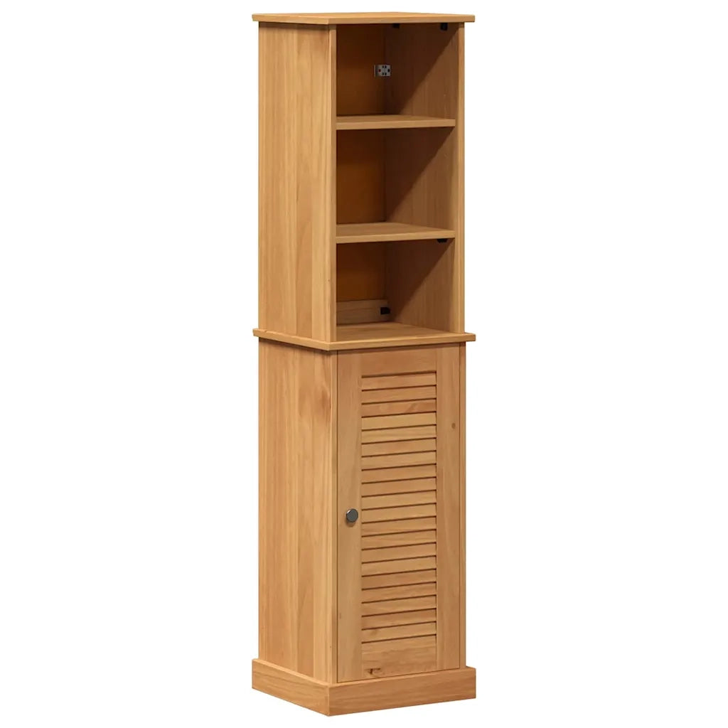 vidaXL Set di mobili per il bagno VIGO 2 pcs Marrone e Marrone miele