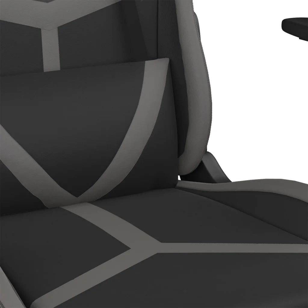 Sedia da Gaming Nera e Grigia in Similpelle 3143669