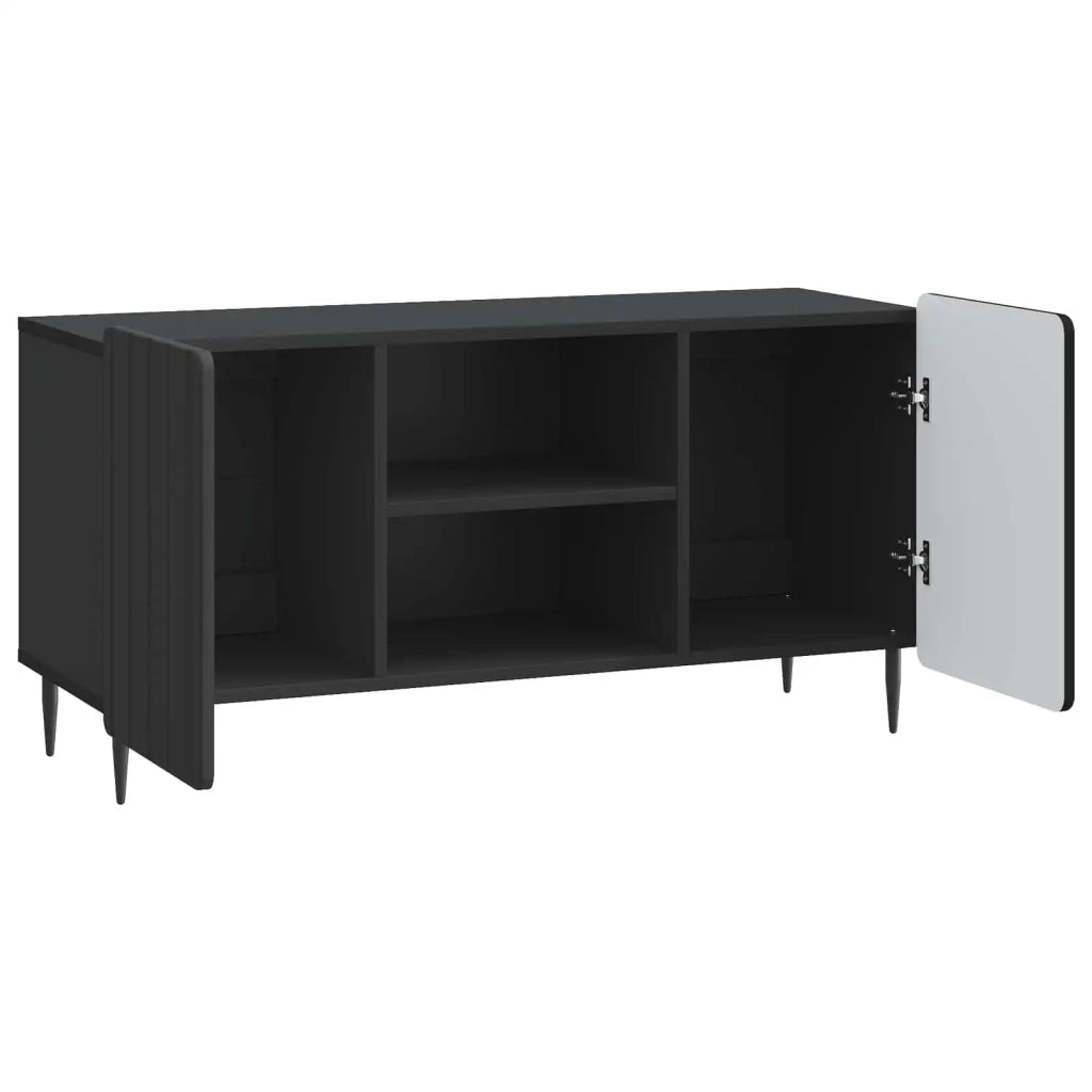 Mobile TV Nero 102 x 34,5 x 52 cm Legno ingegnerizzato 894466