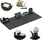 Set di scrivania 6 in 1 con funzione DIY - supporto per telefono e tablet - contenitore per bicchieri - contenitore per carte - contenitore per penne - per ufficio e per casa
