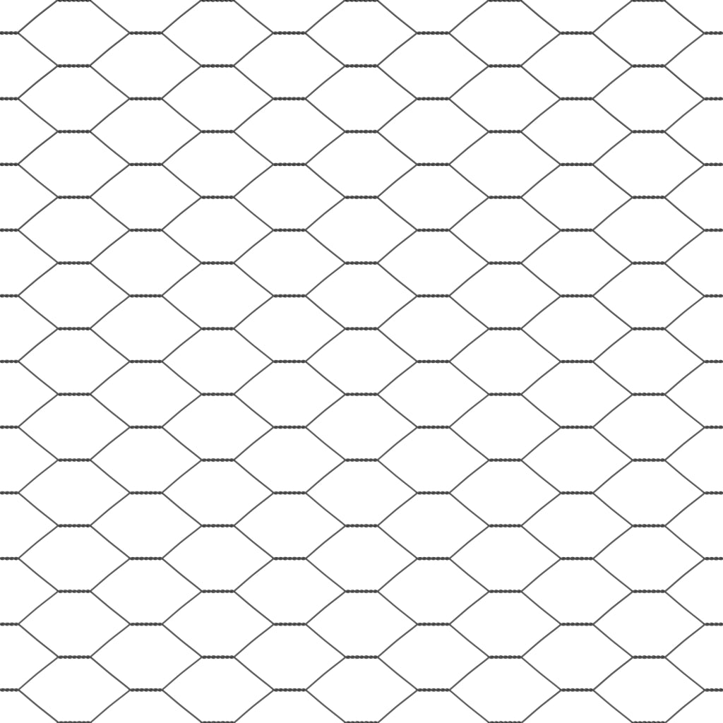 Recinzione Hexagonale  Grigia 0.8x50 m in Acciaio